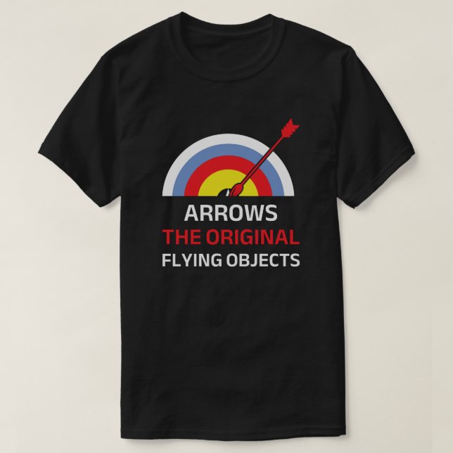 Pfeile der ursprünglichen fliegenden Objekte | Fun T-Shirt (Design vorne)