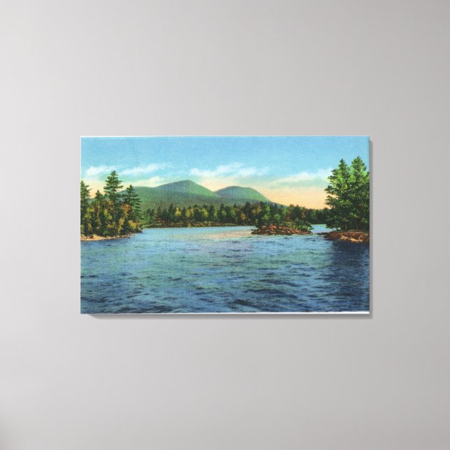 Pfeile Eintritt, Zunge und fünf Kilometer Leinwanddruck (Vorderseite)