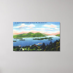 Pfeile, hundert Inseln, Aussicht auf die Zunge Leinwanddruck