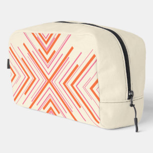 Pfeile in Pink, Orange und Creme Waschbeutel