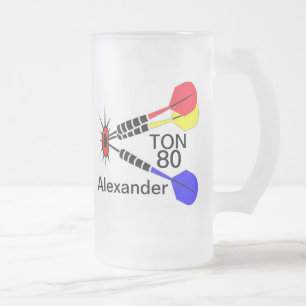 Pfeile Mattglas Bierglas