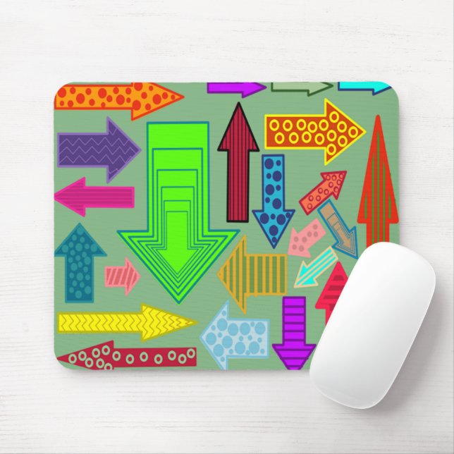 Pfeile Mousepad (Mit Mouse)