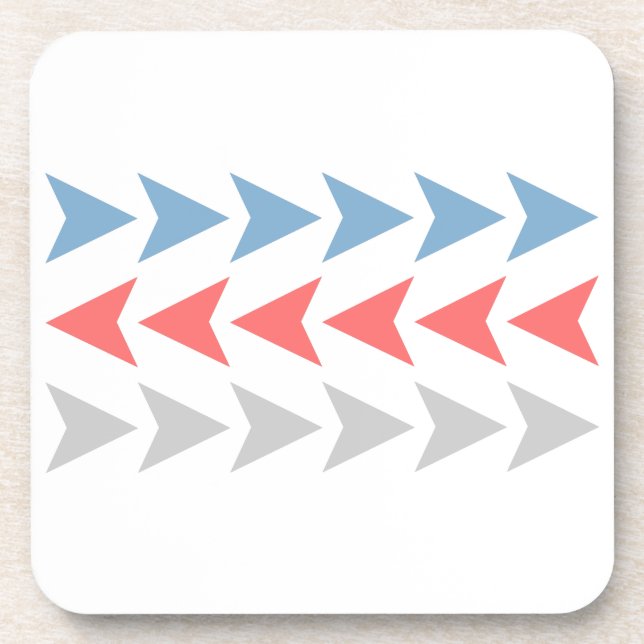 Pfeilmuster Getränkeuntersetzer (Vorderseite)