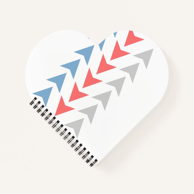 Pfeilmuster Notizbuch (Vorderseite)