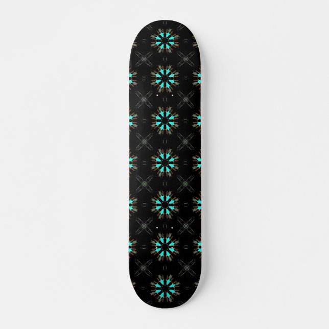 Pfeilspitzen Pow-wow Muster Thunder_Cove Skateboard (Vorne)