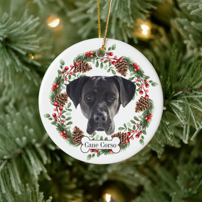 Pfennighund Personalisiert Keramik Ornament (Baum)