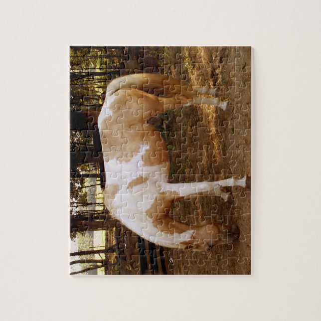 Pferd 3 Puzzle (Vertikal)