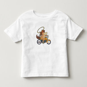 Pferd als Cowboy mit Lasso & Motorrad Kleinkind T-shirt