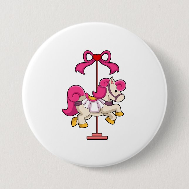 Pferd als Karussellpferd.PNG Button (Vorderseite)