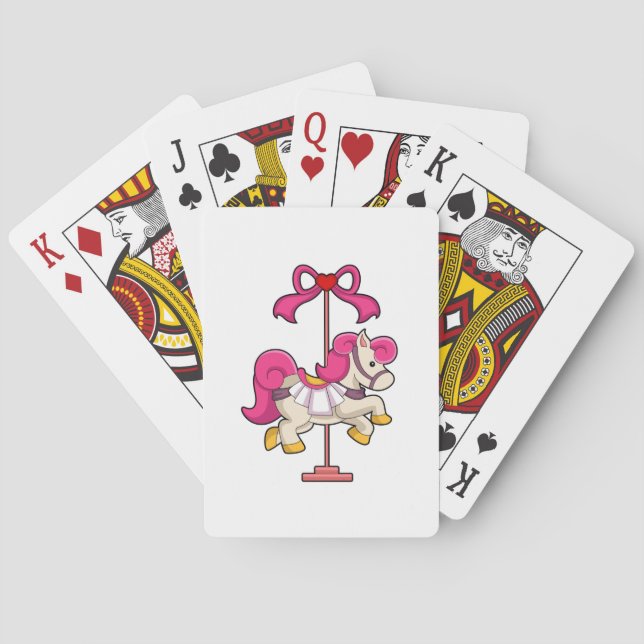 Pferd als Karussellpferd.PNG Spielkarten (Rückseite)