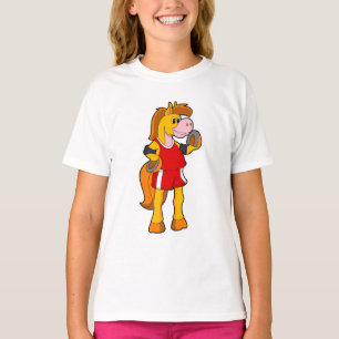 Pferd als Läufer T-Shirt
