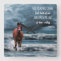 Pferd am Strand Inspiration Gott erreichte unten