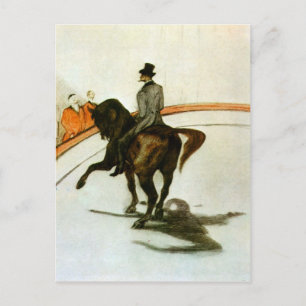 Pferd auf dem Ring von Toulouse-Lautrec Postkarte
