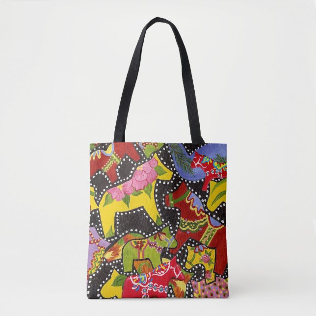 Pferd aus einer anderen Farbe Tote Beutel Tasche (Vorderseite)