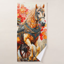 Pferd Badehandtuch