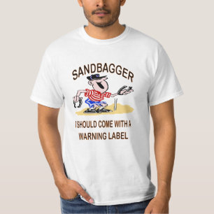 Pferd beschuht Sandbagger-Wert-T-Shirt T-Shirt