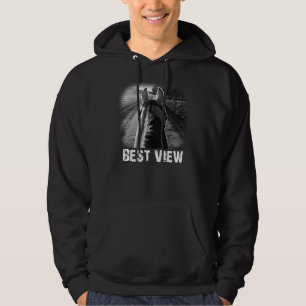 Pferd beste Aussicht von Pferdebackideen Geschenk  Hoodie