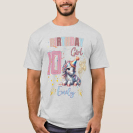 Pferd Birthday Girl Reittier Party Design T-Shirt