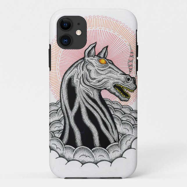 Pferd Case-Mate iPhone Hülle (Rückseite)