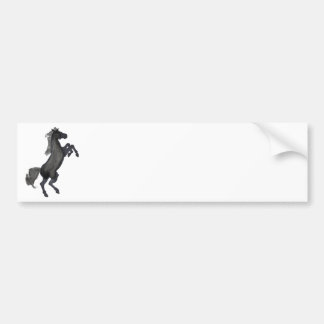 Pferd, das das Recht gegenüberstellend aufrichtet Autoaufkleber
