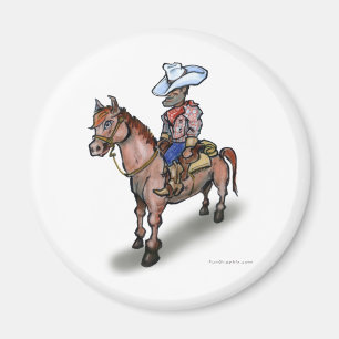 Pferd des Cowboy-n Magnet