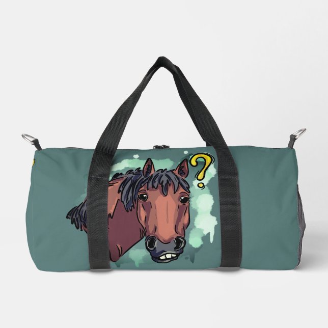 Pferd Duffle Bag (Vorderseite)