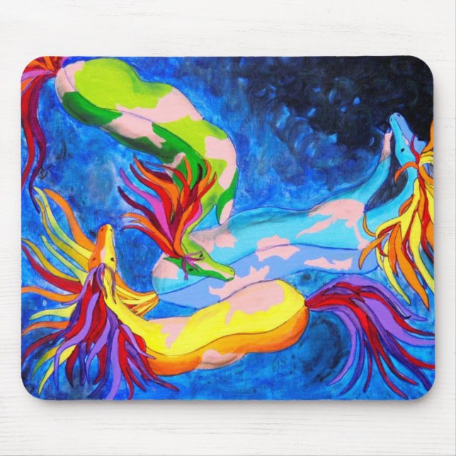 Pferd einer anderen Farbe Mousepad (Vorne)