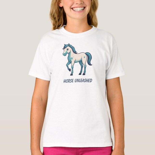 Pferd entleert: Zitate des Majestic Steed T-Shirt (Vorderseite)