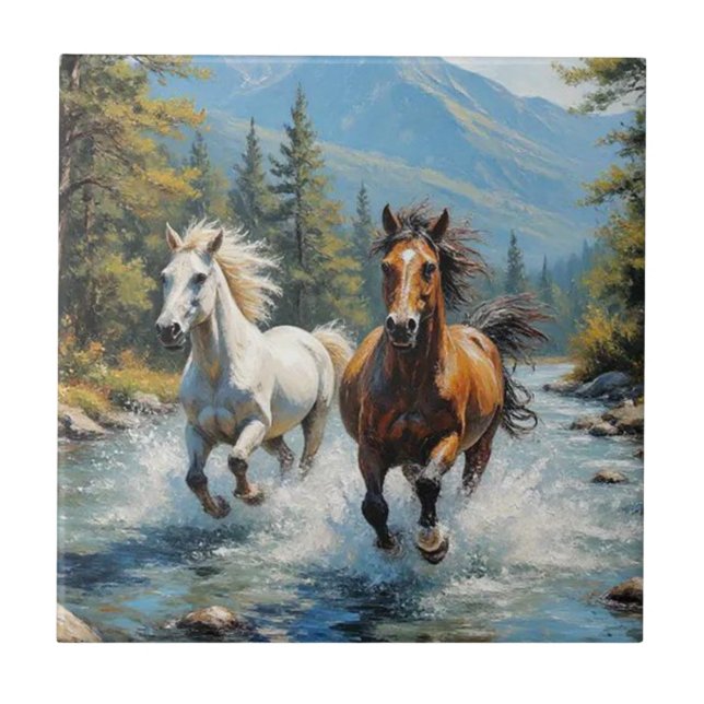 Pferd Fliese (Vorderseite)