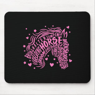 Pferd für Mädchen Reiten Reiten Reitausflug Reitsp Mousepad