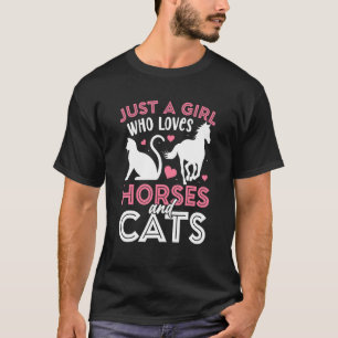Pferd für Mädchen und Frauen, die Pferde Liebe 15 T-Shirt