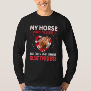 Pferd für Mädchen und Frauen, die Pferde Liebe 5 T-Shirt