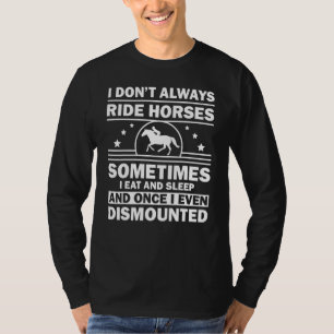 Pferd für Männer Girls Reiten T-Shirt