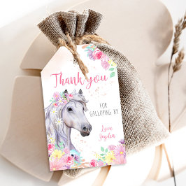 Pferd Geburtstagsbegüterungstags Geschenkanhänger