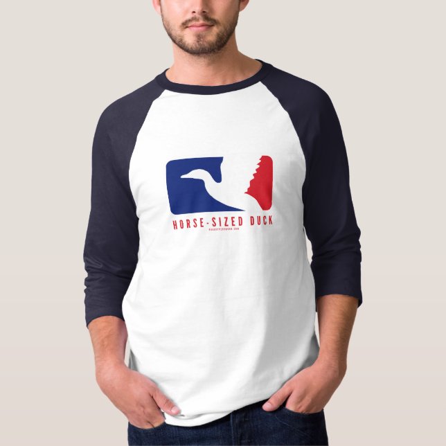 Pferd-groß Enten-T - Shirt (Vorderseite)