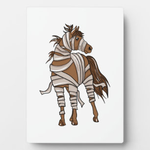 Pferd Halloween Fotoplatte