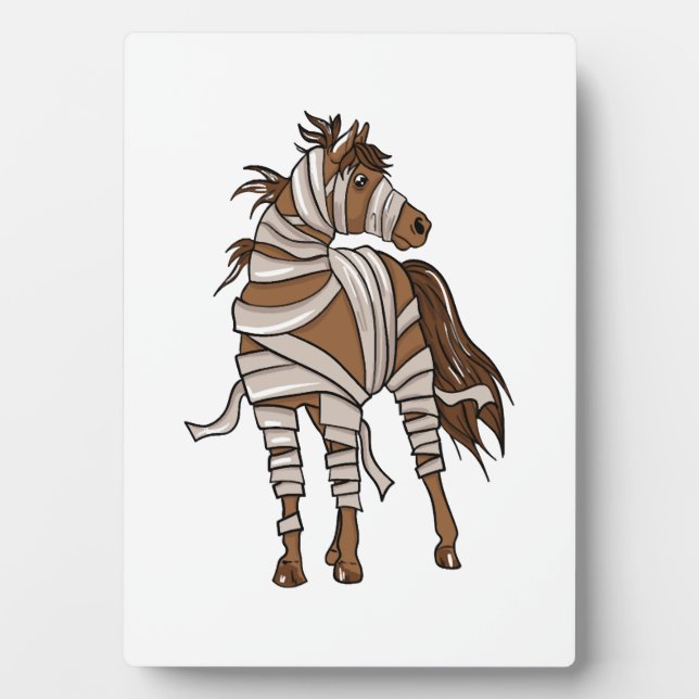 Pferd Halloween  Fotoplatte (Vorderseite)