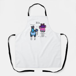 Pferd & Hippo Schürze