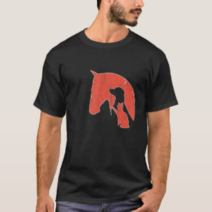 Pferd Hund Katze I Silhouette Von Pferden Hunden K T-Shirt