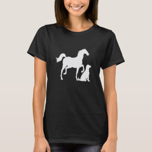 Pferd Hund Tiere Männer Frauen Jungen Mädchen Jug T-Shirt