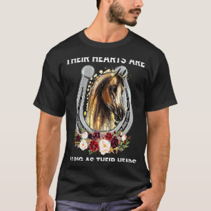 Pferd Ihre Herzen sind so groß wie ihre Köpfe für T-Shirt