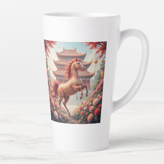 Pferd im chinesischen Jahr  Milchtasse (Rechts)