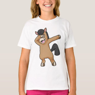 Pferd im Hip Hop Dance Dab T-Shirt