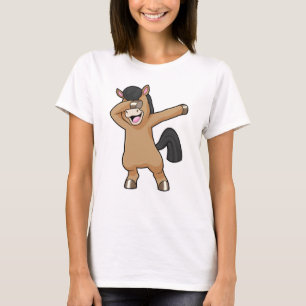 Pferd im Hip Hop Dance Dab T-Shirt