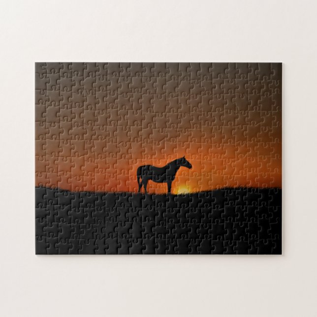 Pferd in der Sonne (Horizontal)