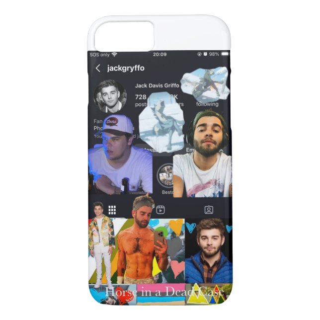 Pferd in einem iPhone Case (Rückseite)