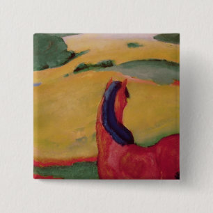 Pferd in einer Landschaft, 1910 Button