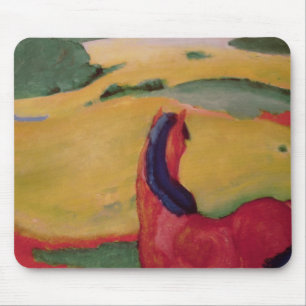 Pferd in einer Landschaft, 1910 Mousepad