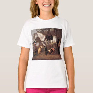 Pferd in einer Landschaft Aelbert Cuyp T-Shirt