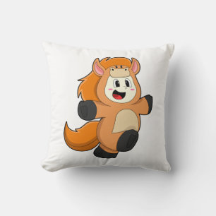 Pferd in Kostüm Kissen